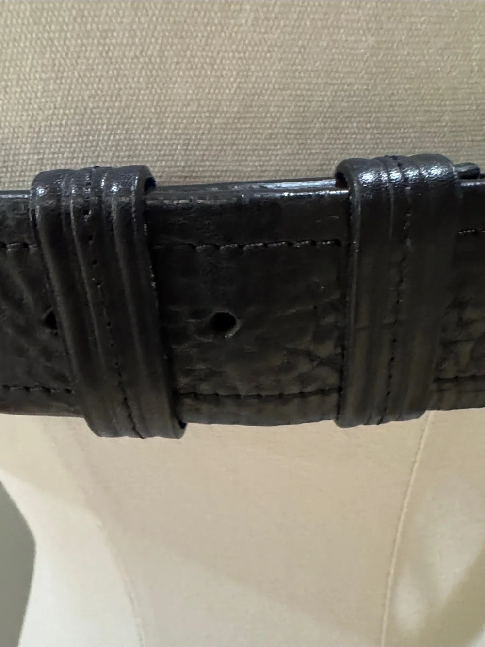 Classic Black Leather Men's Belt-made in Italy